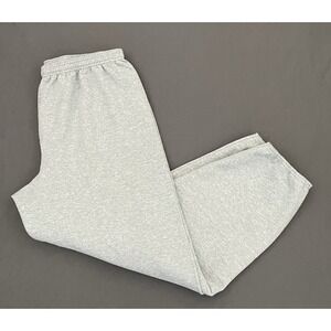 NWOT! Hanes Sweatpants Mens XL Gray Ecosmart Fleece Lined Inner Drawstring Pants